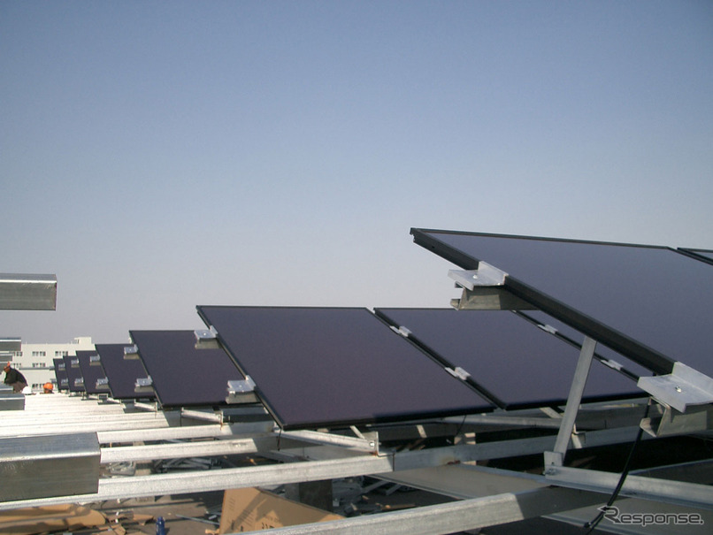 中国のタイヤ生産子会社に太陽光発電システムを導入