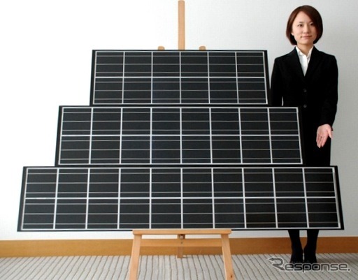 SAMURAI 太陽電池モジュール（新投入は下段の77.5Wタイプ）