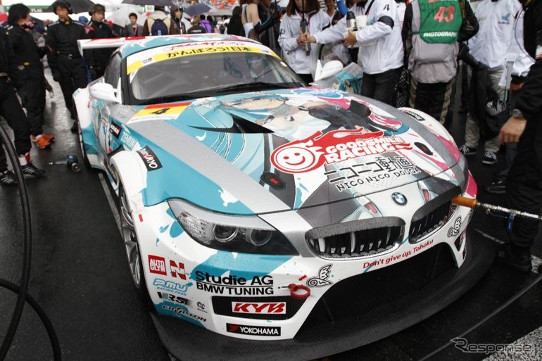 Super Gt 開幕戦 痛車マシンが争うgt300 レスポンス Response Jp Super Gt 開幕戦 痛車マシンが争うgt300 レスポンス Response Jp
