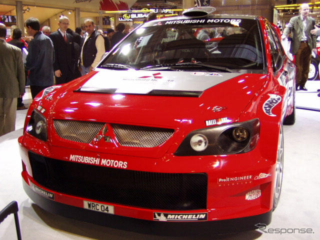 【三菱WRCビート】『ランサー』WRカー、お披露目---エッセン