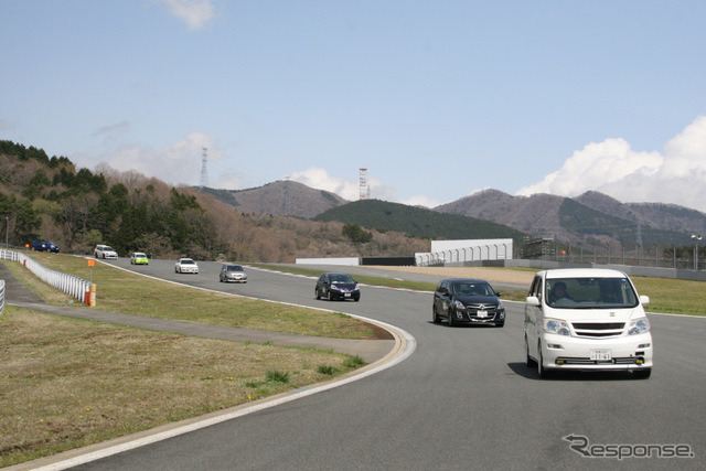 ミニバンも参加できるサーキット走行会　7月1日