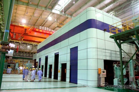 完成した冷延鋼板製造設備