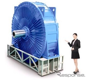 大形風力発電用の新型発電機、安川電機が発売…小形・高効率
