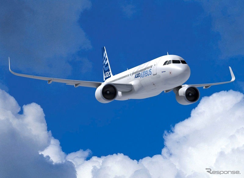 開発中のエアバスA320neo