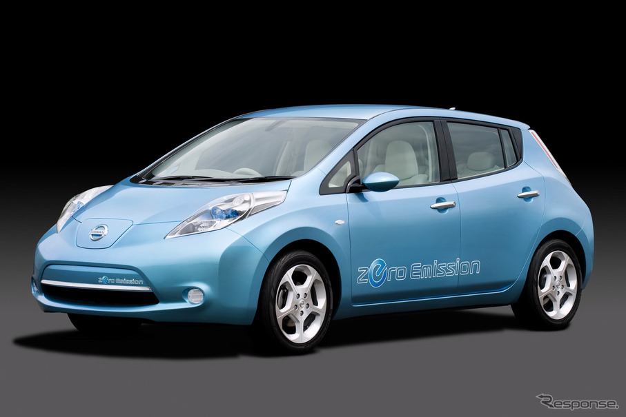 日産自動車のEV、リーフ
