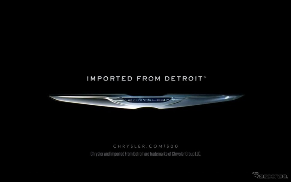 Imported From Detroit. 300に限らずクライスラーが年初から展開している広告シリーズだ。