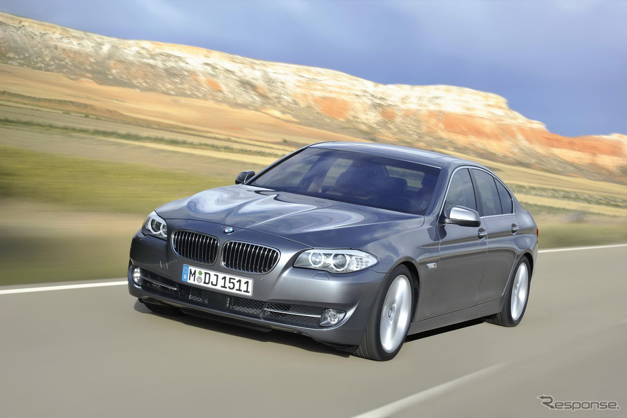 BMW5シリーズ（写真は新車）