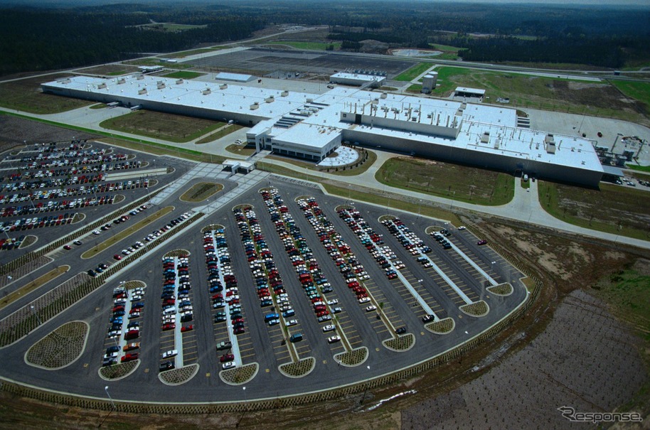 メルセデスベンツの米国アラバマ州タスカルーサ工場