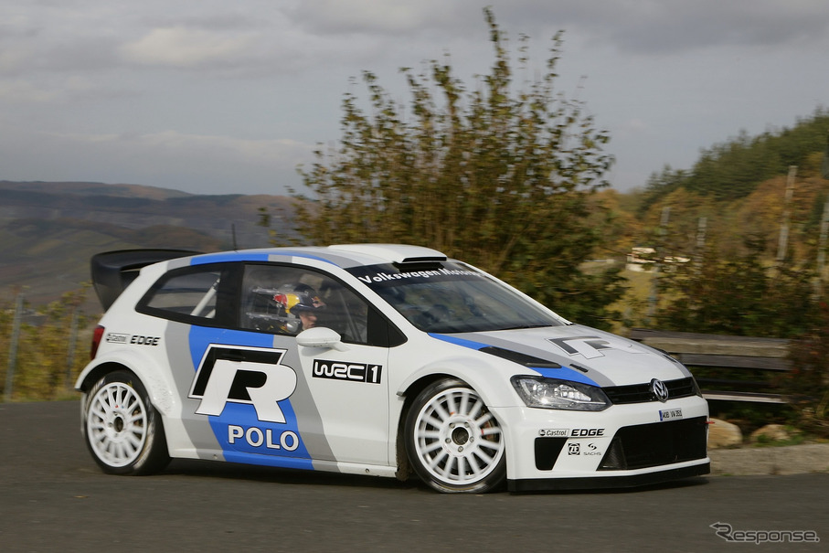 フォルクスワーゲンが2013年シーズンのWRC(世界ラリー選手権）に投入するポロR WRCの初テスト