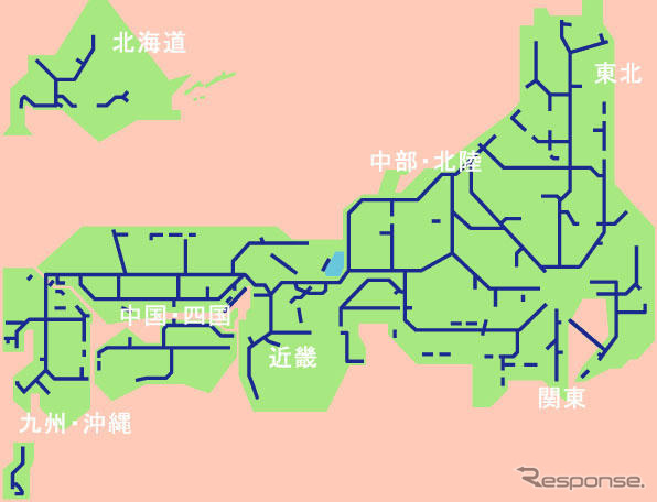 「ETCの整備状況」更新…日本道路公団HP