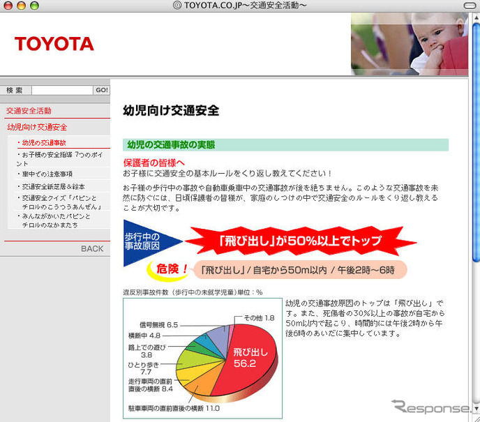 トヨタ、春の交通安全キャンペーン