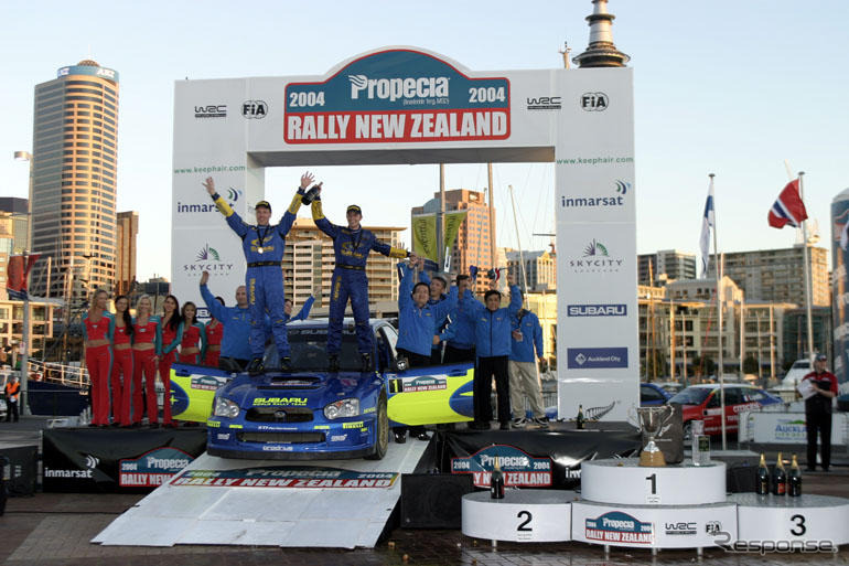 【WRCラリーニュージーランド】リザルト…スバル、ソルベルグが僅差で勝利