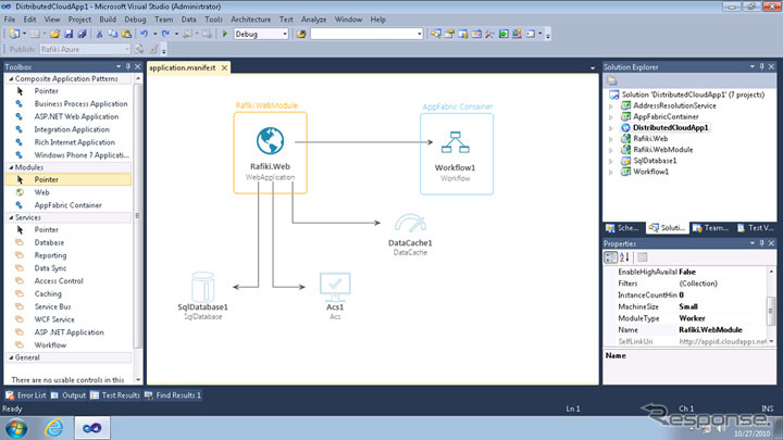 Windows Azure AppFabric Composition Model