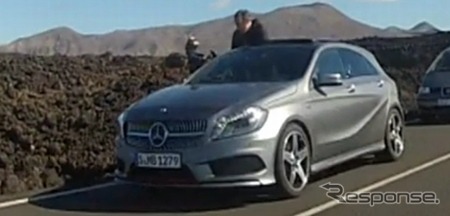 オランダの自動車メディア、『AUTOBLOG.NL』が掲載した次期メルセデスベンツAクラスのスクープ写真