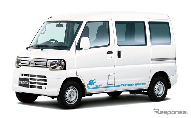 ANAグループが導入するEV、三菱ミニキャブMiEV（同型車）