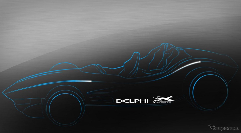 デルファイのコンセプトカー、F1 FOR 3のティーザースケッチ