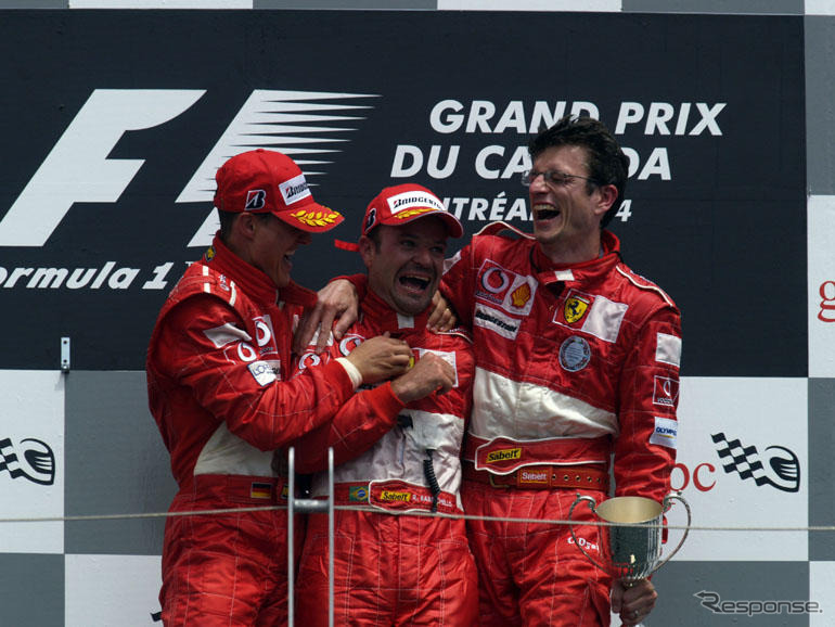 【F1カナダGP】決勝…作戦通りシューマッハ優勝