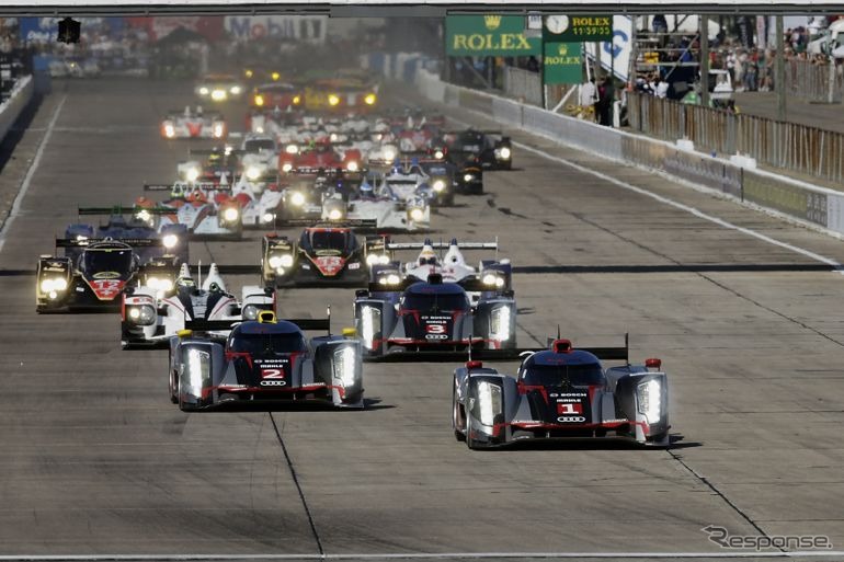 【WEC 開幕戦】アウディが1-2フィニッシュ