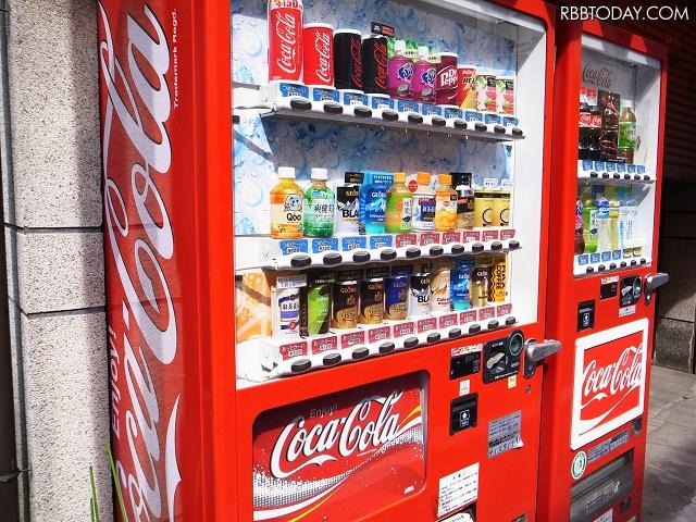 コカ・コーラ社製の自販機