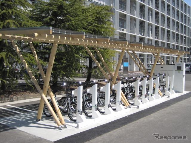 ヤマハ発動機 自転車共同利用実験に利用される PAS CITY-C