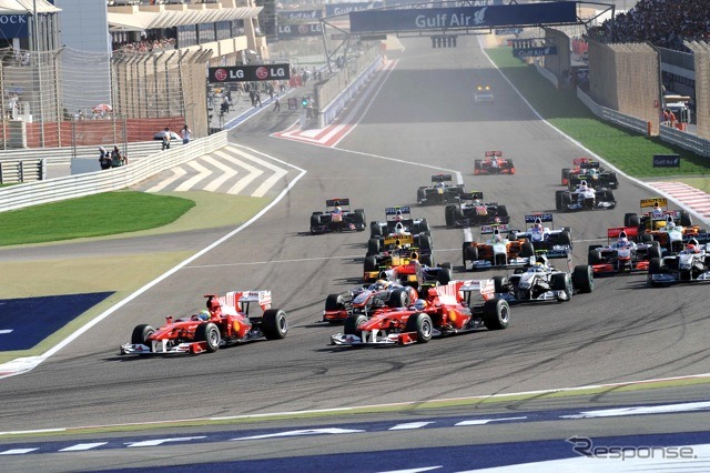 2010年、F1バーレーンGP