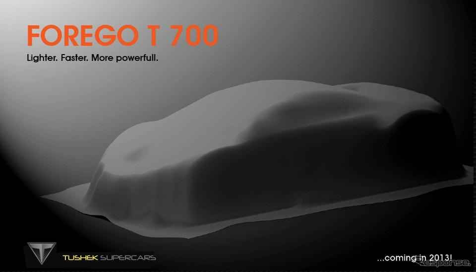 TUSHEKスーパーカーズ社のFOREGO T 700の予告画像