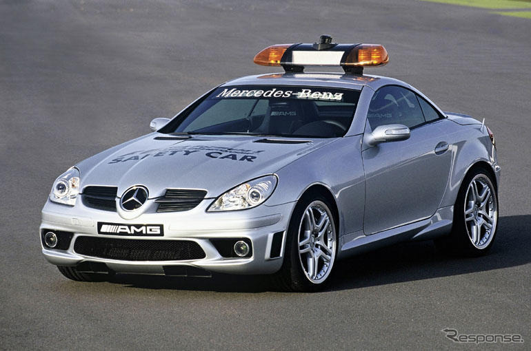 メルセデスベンツSLK55AMGのセーフティカー…イギリスGP