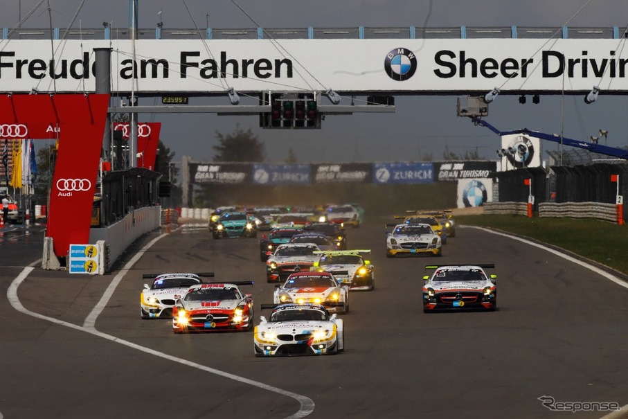 【写真蔵】ニュル24時間…R8・LFA・911GT3Rのつばぜり合い