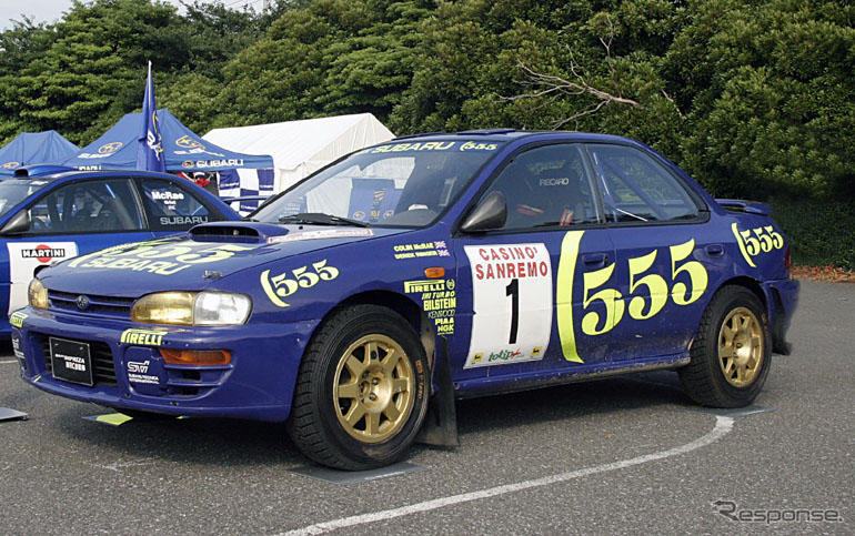 【スバルWRC歴代　写真蔵】1996インプレッサ555　サンレモ・ラリー車