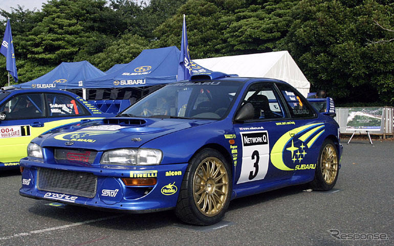 【スバルWRC歴代　写真蔵】2000インプレッサ WRC2000　英国・ラリー車