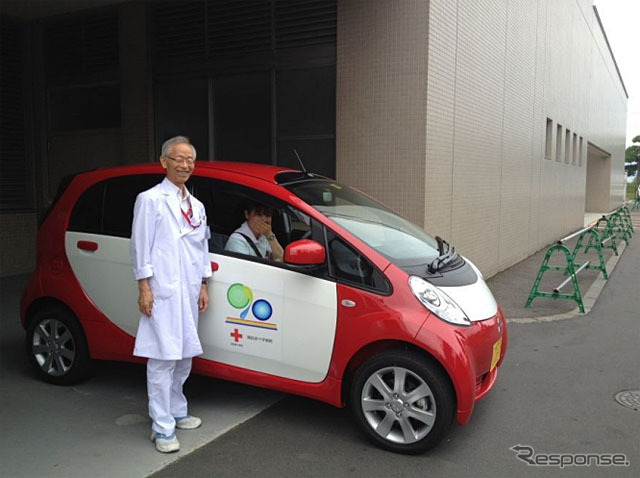 諏訪赤十字病院が導入するi-MiEV