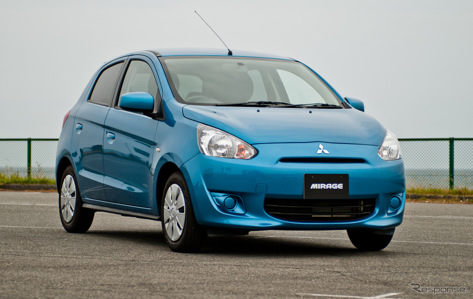 三菱自動車が日本に導入予定のコンパクトカー『ミラージュ』