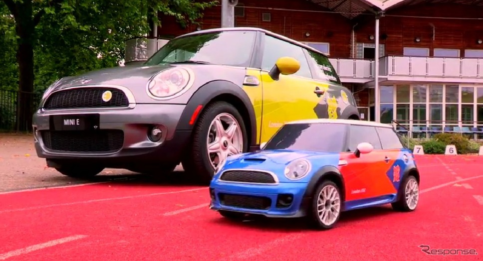 2012ロンドンオリンピックで活躍中のMINIのラジコンカー