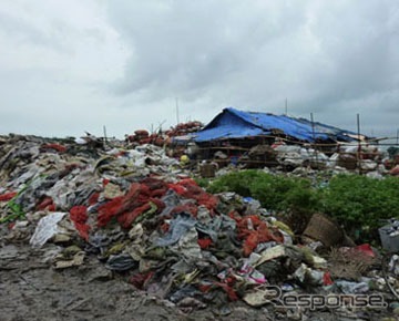 ヤンゴン市周辺のごみの現状