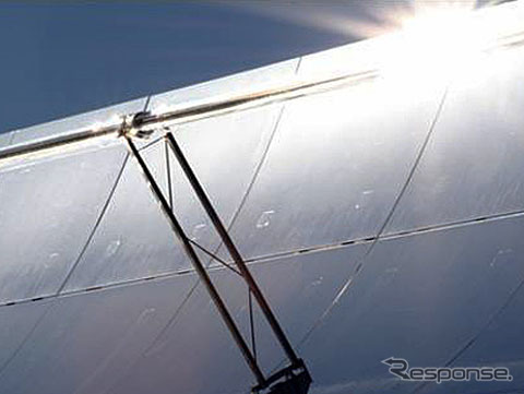 日揮が手がける太陽熱コレクター（スペイン）