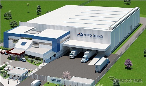 日東電工・ブラジル新工場の完成予想図