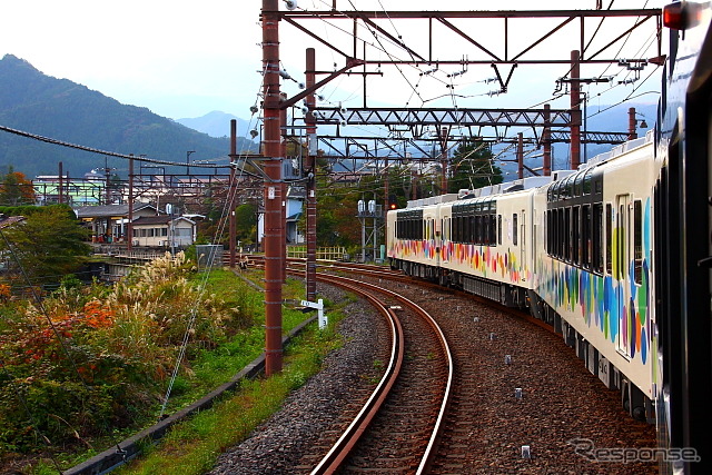 東武日光駅へと走る634型