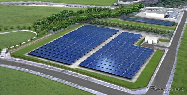 ちばリサーチパーク内メガソーラー（完成予想図）