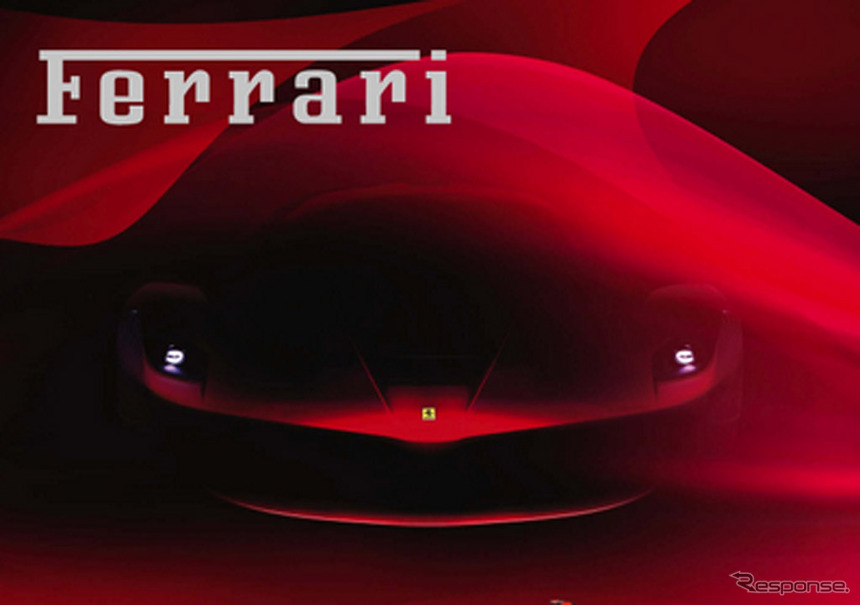 フェラーリが公開したエンツォ後継車の公式予告画像