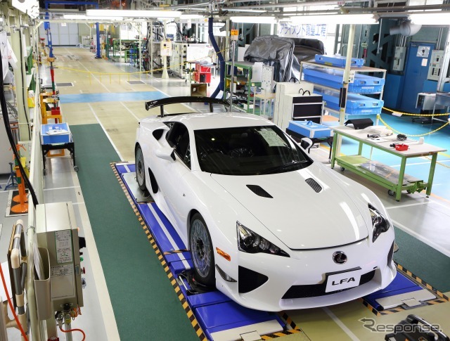  生産500台目となるLFA