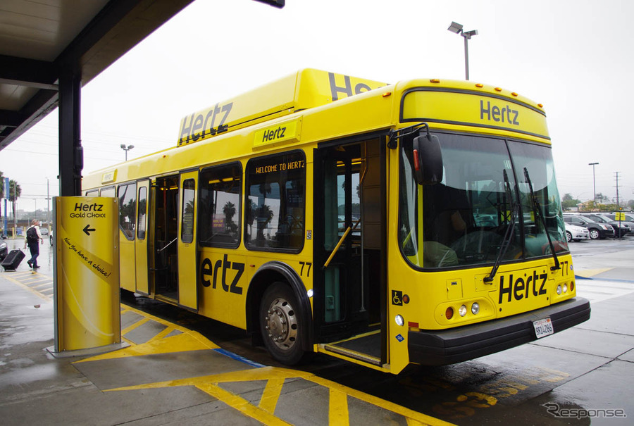 ハーツ No.1クラブゴールド「ゴールド・キャノピー・サービス」を米国ロサンゼルスで体験