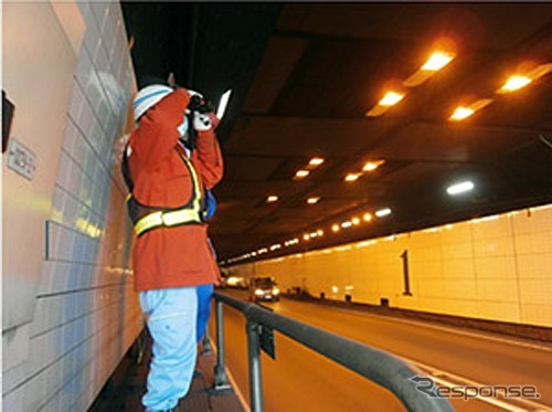 NEXCO西日本・トンネル天井板の緊急点検（参考画像）
