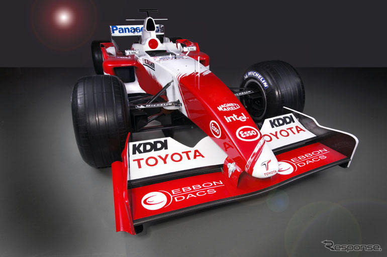 【トヨタF1】新型車 TF105 を発表