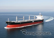 三井造船、5万6000重量トン型ばら積み貨物運搬船「イカン・セラヤン」