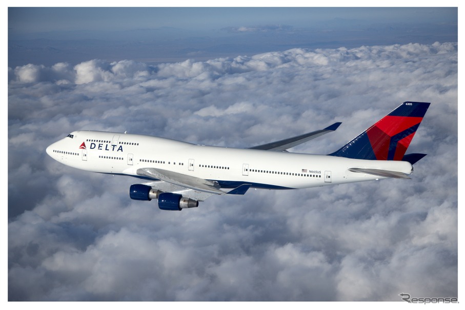 デルタ航空747
