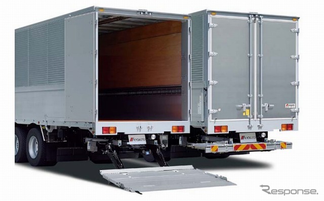 極東開発・床下格納式テールゲートリフタ「パワーゲート CG1000TL」（参考画像）