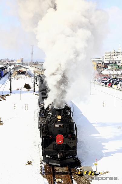 JR北海道 釧網線 釧路駅 「SL冬の湿原号」（2013年2月）