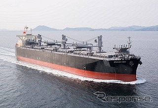 サノヤス造船、木材チップ運搬船を引き渡し