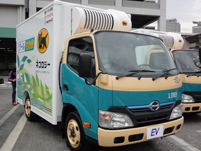 日野が開発した実証運行用のEVトラック