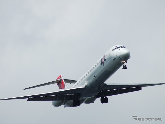 日本航空 マクドネルダグラスMD-90（参考画像）